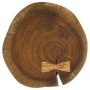 Coaster Furniture Keith Natural Black Round Top Side Table