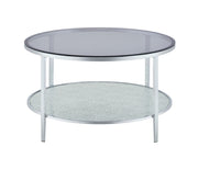 Steve Silver Frostine Silver 3pc Coffee Table Set