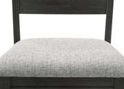 2 Crown Mark Bardstown Light Grey Side Chairs