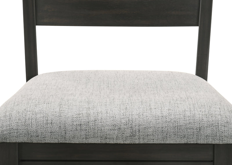 2 Crown Mark Bardstown Light Grey Side Chairs