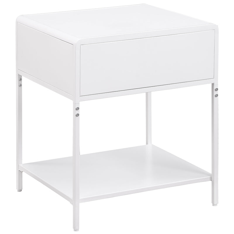 Coaster Furniture Amherst White Bedside Table