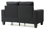 Glory Furniture Newbury Gray Fabric Modular Loveseat