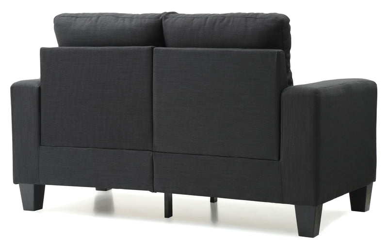 Glory Furniture Newbury Gray Fabric Modular Loveseat
