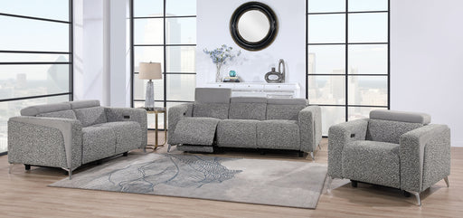 Global Furniture U8521 Dark Grey Taupe 3pc Living Room Set