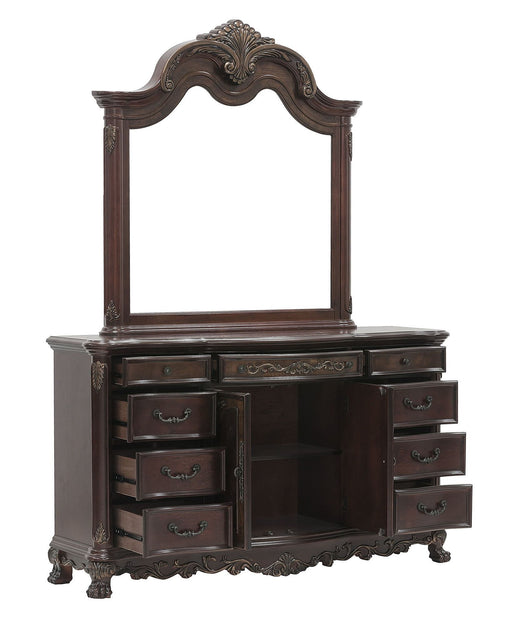 Home Elegance Deryn Park Dresser and Mirror