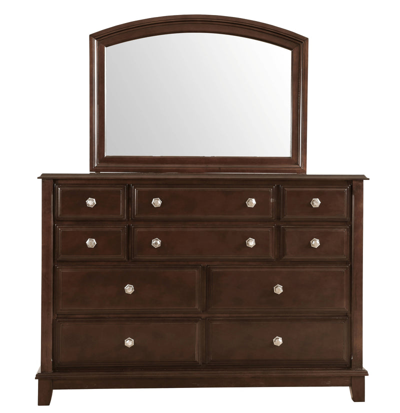 Glory Furniture Ashford Cappuccino Dresser and Dresser