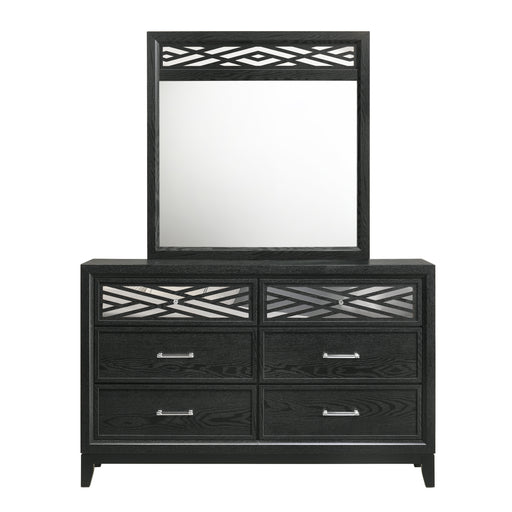 New Classic Furniture Obsidian Black Mirror