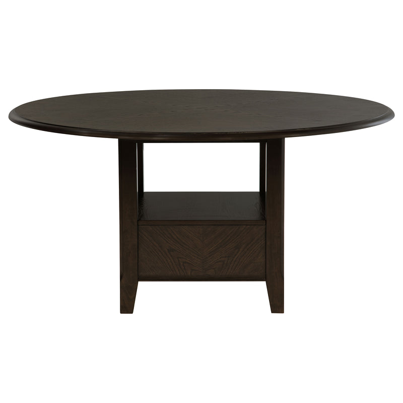Coaster Furniture Twyla Dark Cocoa Brown Round Dining Table