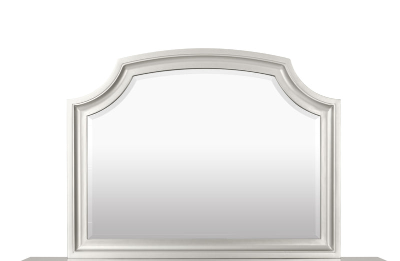 New Classic Furniture Reflections Silver Dresser and Mirror