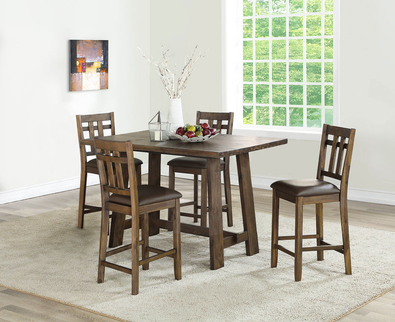 Steve Silver Saranac Mocha 5pc Counter Height Set