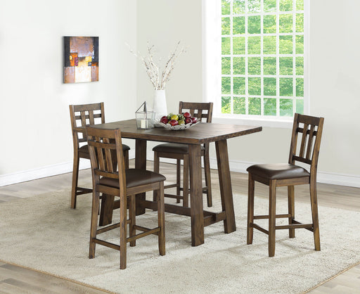 Steve Silver Saranac Mocha 5pc Counter Height Set