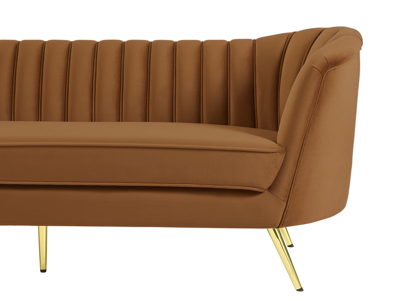 Meridian Furniture Margo Green Velvet Sofa