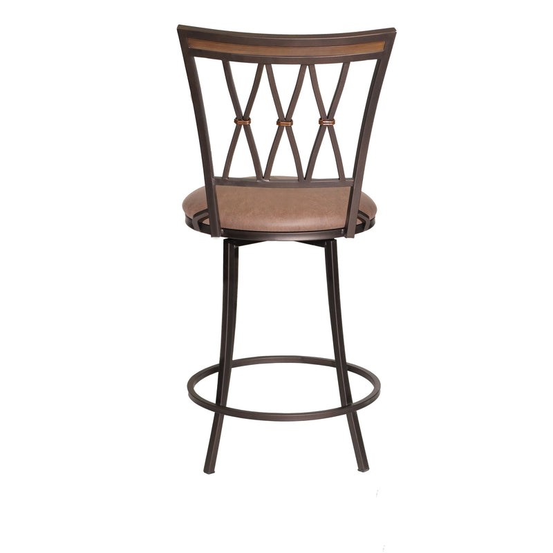Steve Silver Sedona Dark Camel Swivel Counter Stool