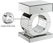 Meridian Furniture Jocelyn Mirrored End Table