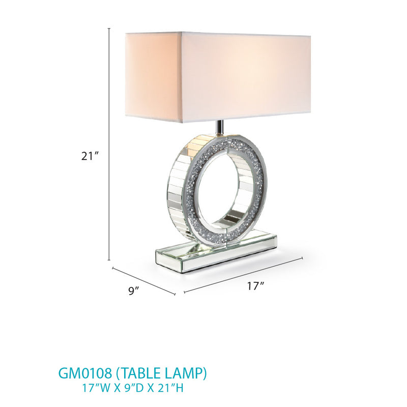 Glory Furniture Mirror GM0108 Table Lamp