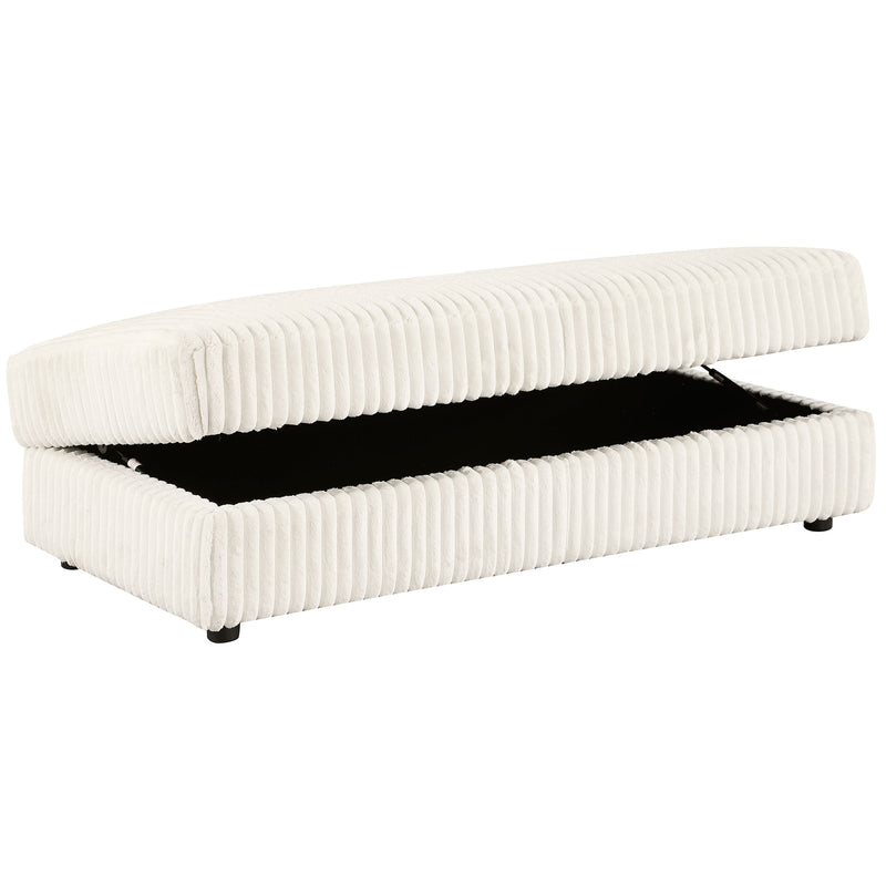 Coaster Furniture Emberson Ivory Storage Ottoman