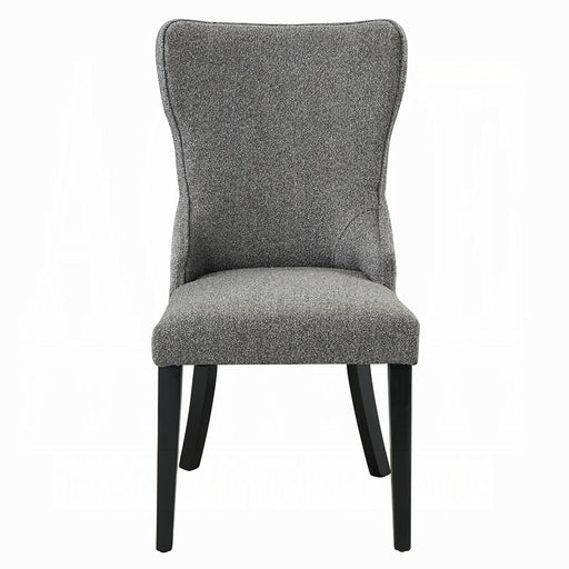 2 Acme Furniture Marioly Gray Side Chairs