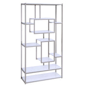 Steve Silver Alize White Bookcase