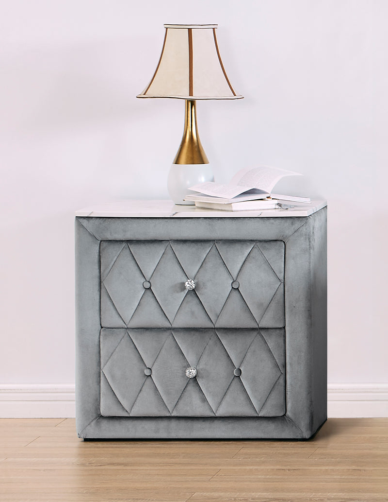 Crown Mark Annabelle Black Night Stand