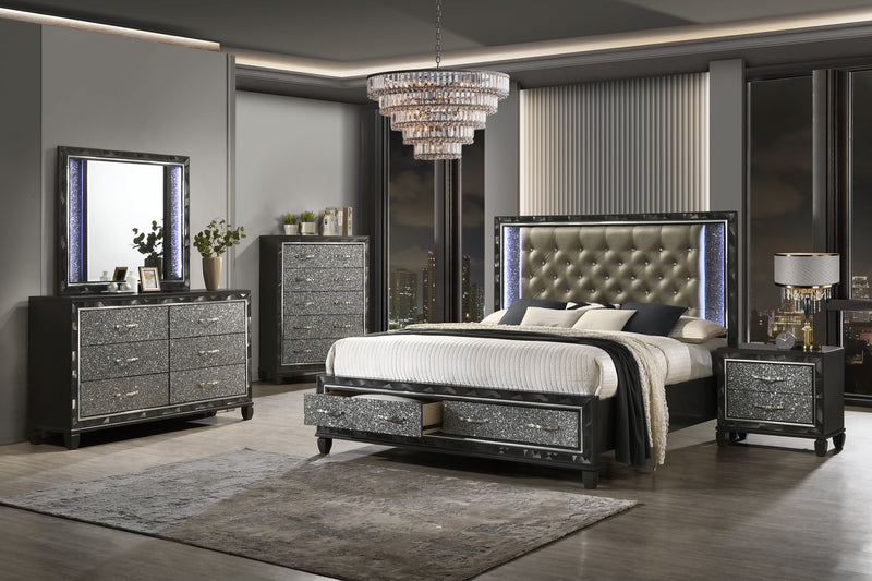 New Classic Furniture Radiance Black Pearl Chest