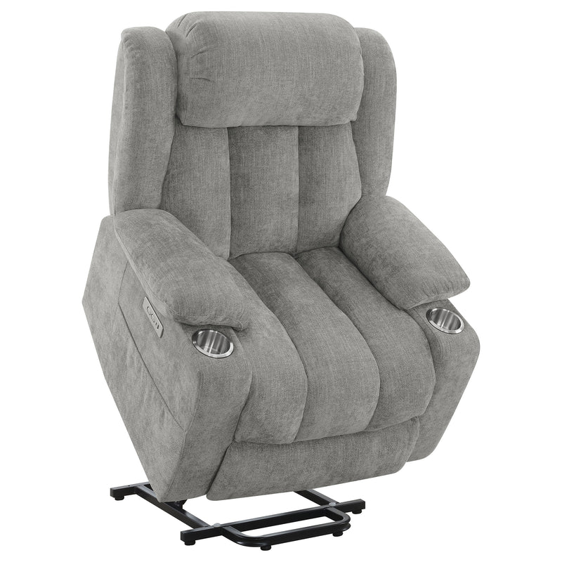 Coaster Furniture Houston Dark Brown Power Lift Recliner Chair