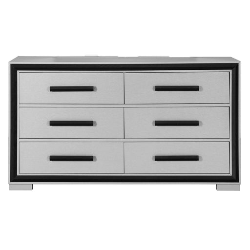 Global Furniture Amelia Black Grey Dresser