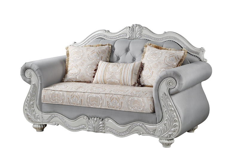New Classic Furniture Cambria Hills Gray Loveseat