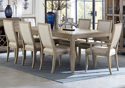 Home Elegance Mckewen White Gray 7pc Dining Room Set