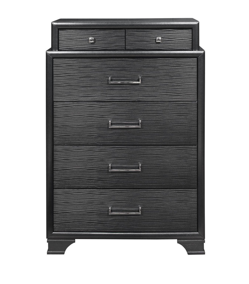 Global Furniture Jordyn Grey Drawer Chest