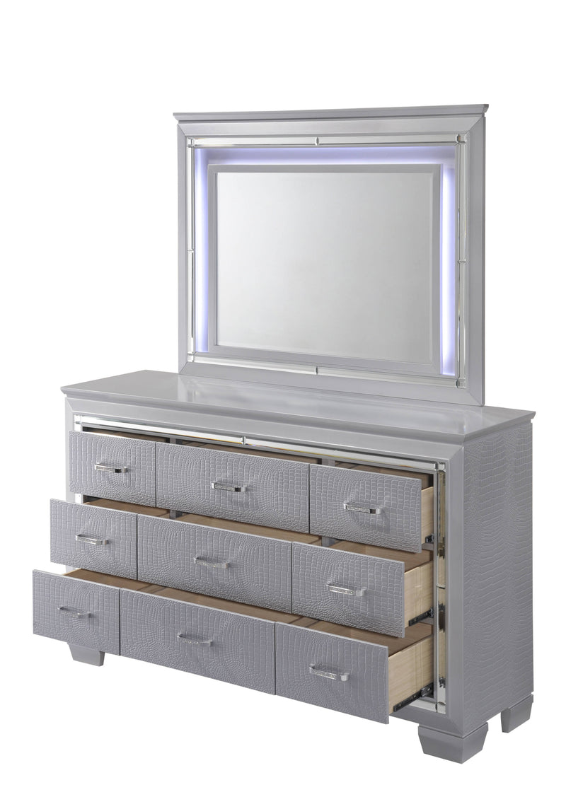 Crown Mark Lillian Dresser and Mirror