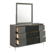 New Classic Furniture Nocturne Slate Gray Mirror