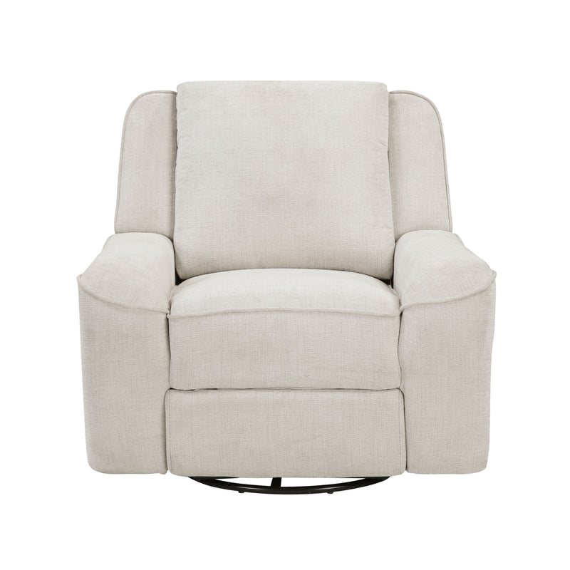 Home Elegance Monterey Beige Swivel Reclining Chair