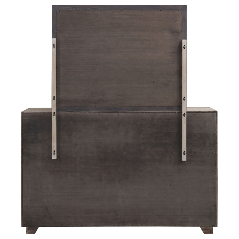 Coaster Furniture Kenora Barley Brown Beige Dresser and Mirror