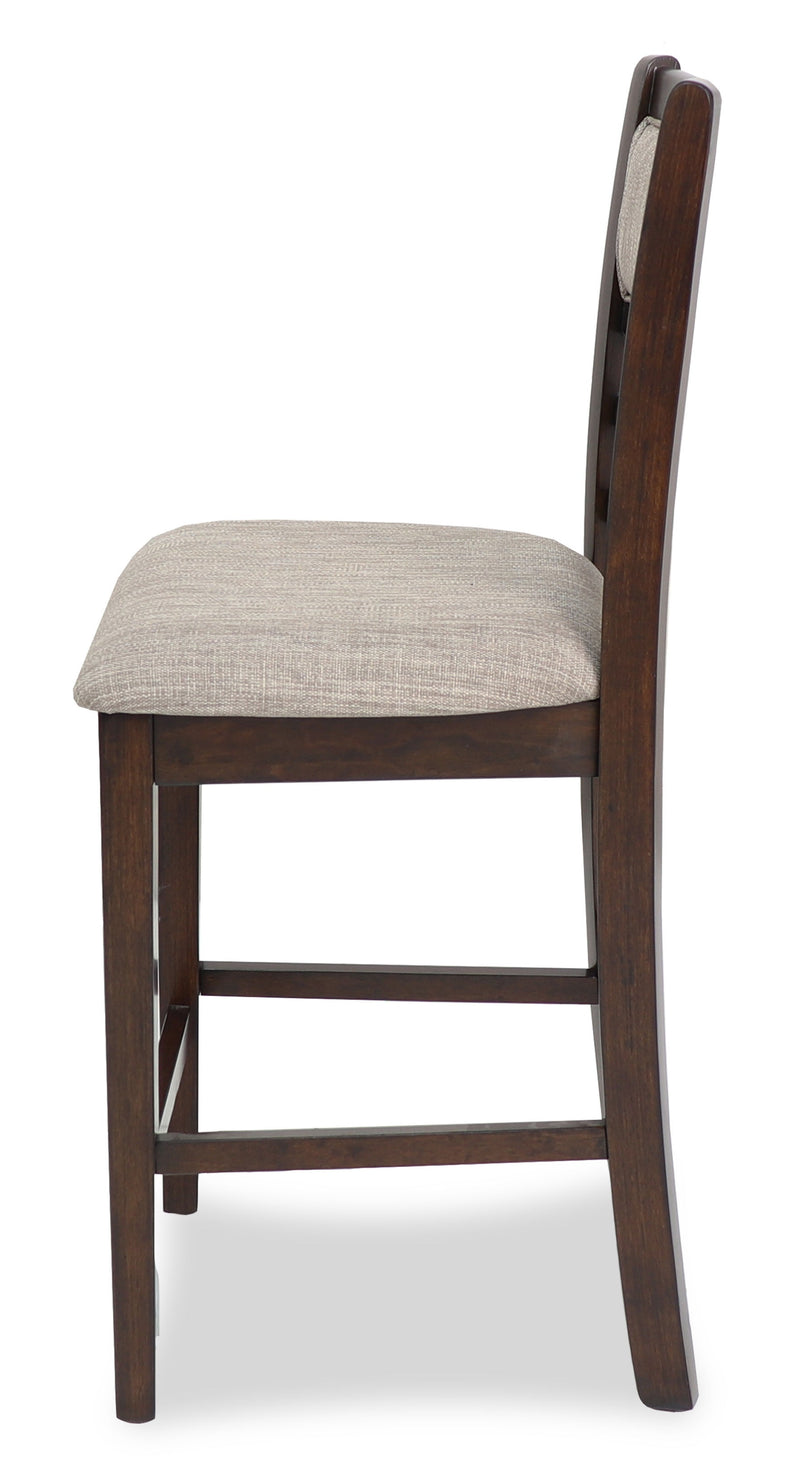 New Classic Furniture Mitchell Bisque Brown 5pc Counter Height Set