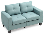 Glory Furniture Newbury Gray Fabric Modular Loveseat