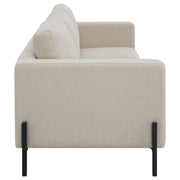 Coaster Furniture Tilly Oatmeal Upholstered Arms Sofa