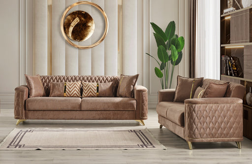 Galaxy Home Luna Copper 2pc Living Room Set