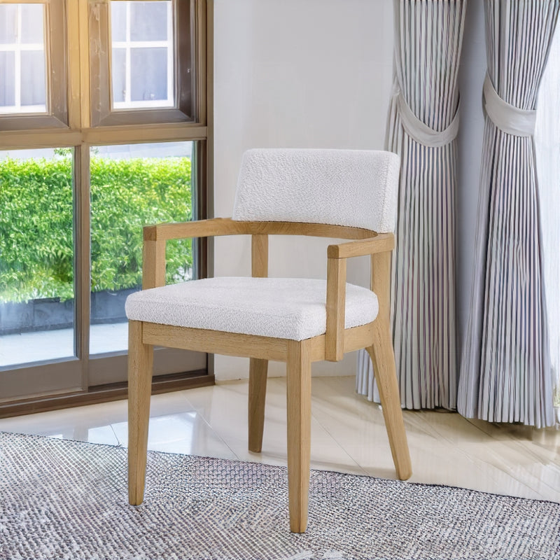 2 Acme Furniture Kasem Gorge Oak Arm Chairs