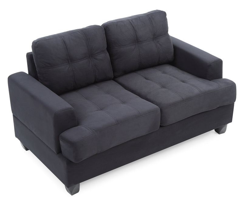 Glory Furniture Sandridge Navy Blue Loveseat