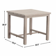 Steve Silver Blakley Whitewashed Birch Outdoor End Table
