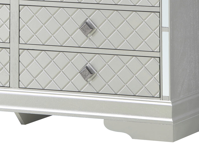 Glory Furniture Verona Metalic Black Dresser