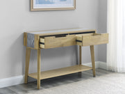 Steve Silver Calgary Natural Sintered Stone Sofa Table