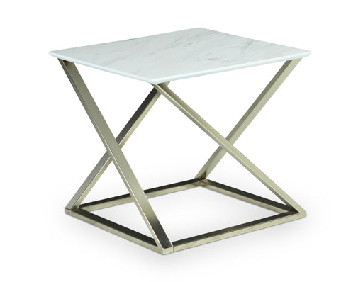 Steve Silver Zurich White End Table
