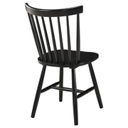 2 Coaster Furniture Hollyoak Black Dining Side Chairs