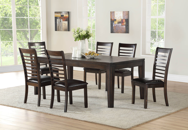 Steve Silver Ally Charcoal 7pc Dining Room Set