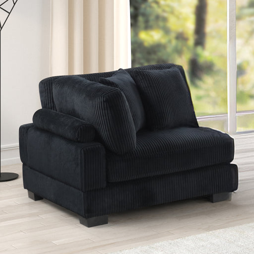 Galaxy Home Bentley Black Corner Wedge