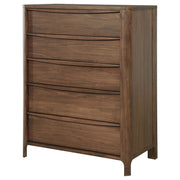 Coaster Furniture Maderia Walnut Brown 5 Drawer Chest