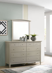 Glory Furniture Hammond Pink Dresser and Mirror Casual
