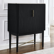 Steve Silver Vida Black WIne Cabinet