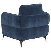 Coaster Furniture Lively Blue Track Arm Chair